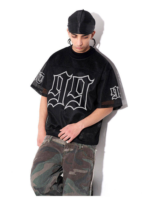 F3F Select 99 Cross Print Mesh Short Sleeve Jersey | Face 3 Face