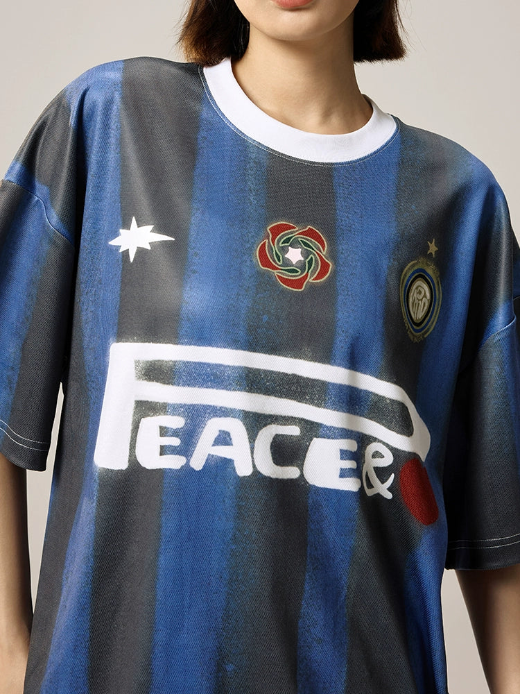 Remedy Peace and Love Digital Soccer Jersey Tee | Face 3 Face