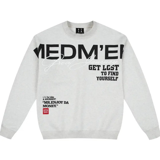 MEDM Big Logo Print Sweatshirt | Face 3 Face