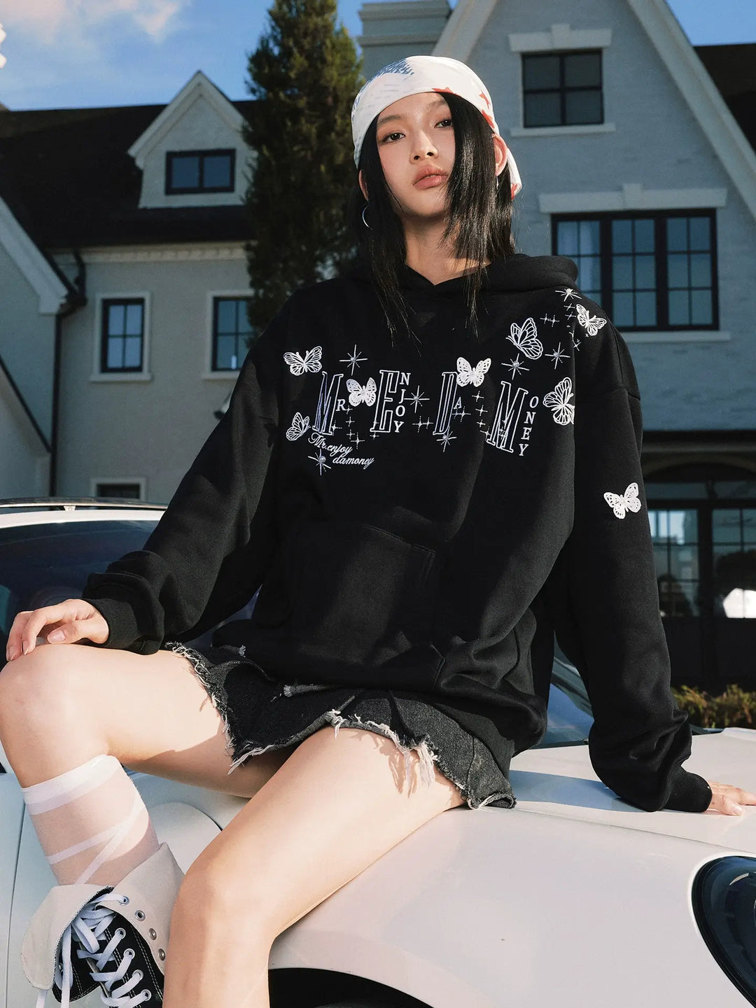 MEDM 3D Butterfly Logo Hoodie | Face 3 Face