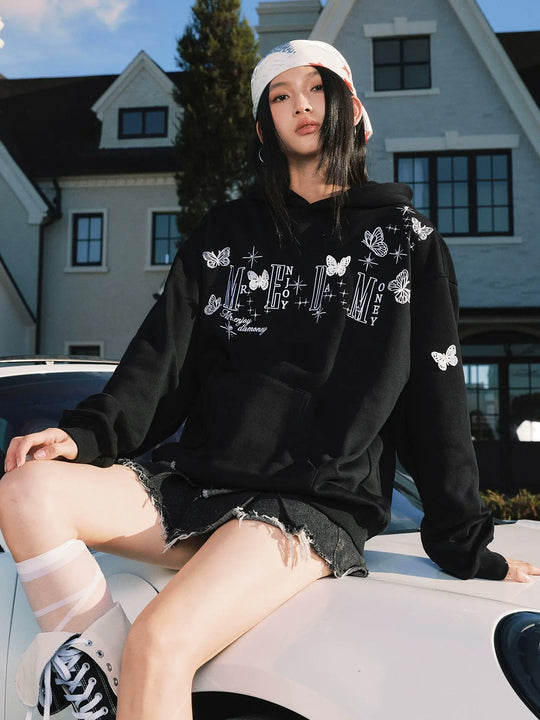 MEDM 3D Butterfly Logo Hoodie | Face 3 Face