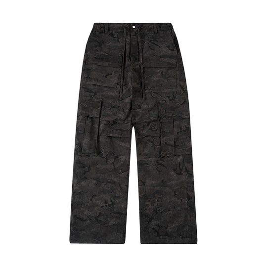 1807 Camouflage Multi Pocket Work Cargo Pants | Face 3 Face