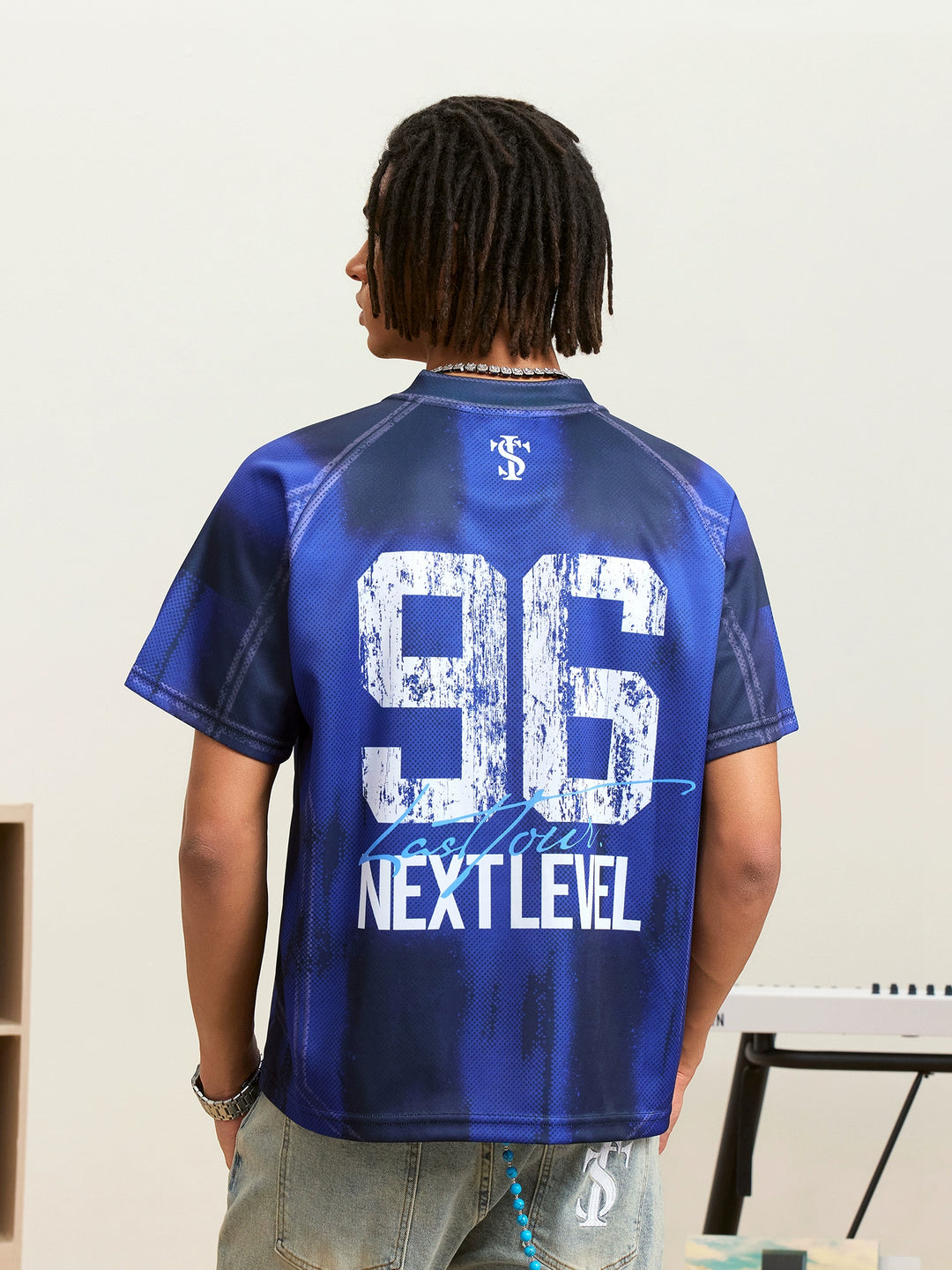 Small Town Kid Gradient Striped Soccer Jersey | Face 3 Face