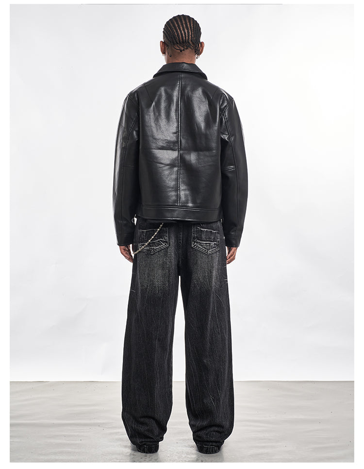 F3F Select Cat Whisker Washed Distressed Baggy Jeans | Face 3 Face