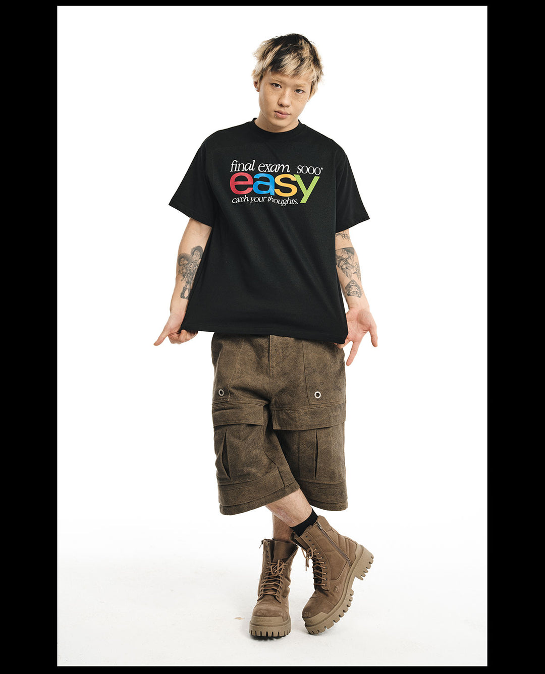 NOVACAM easy Letters Print Tee | Face 3 Face