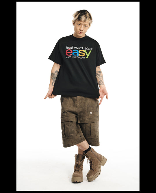 NOVACAM easy Letters Print Tee | Face 3 Face