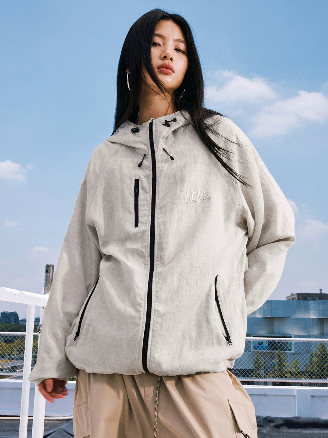 MEDM Lightweight Linen Outdoor Jacket | Face 3 Face