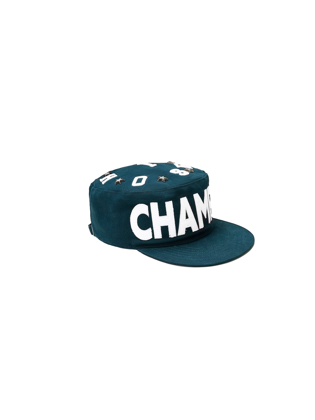 LIBERAFIT Star Studded Patch Embroidered Pillbox Cap | Face 3 Face