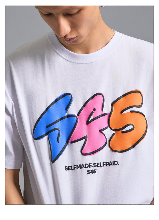 S45 Letter Graffiti Logo Tee | Face 3 Face