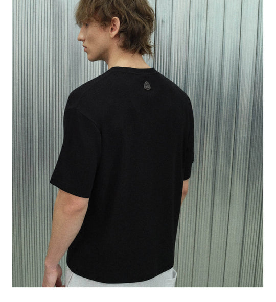 S45 Plain Ribbed Short Sleeve Tee | Face 3 Face