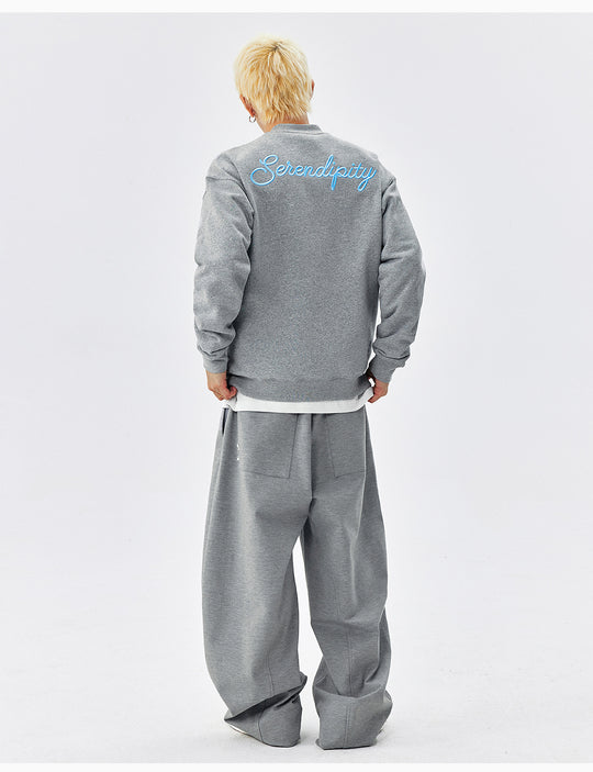 MEDM Logo Embroidered Basic Sweatshirt | Face 3 Face