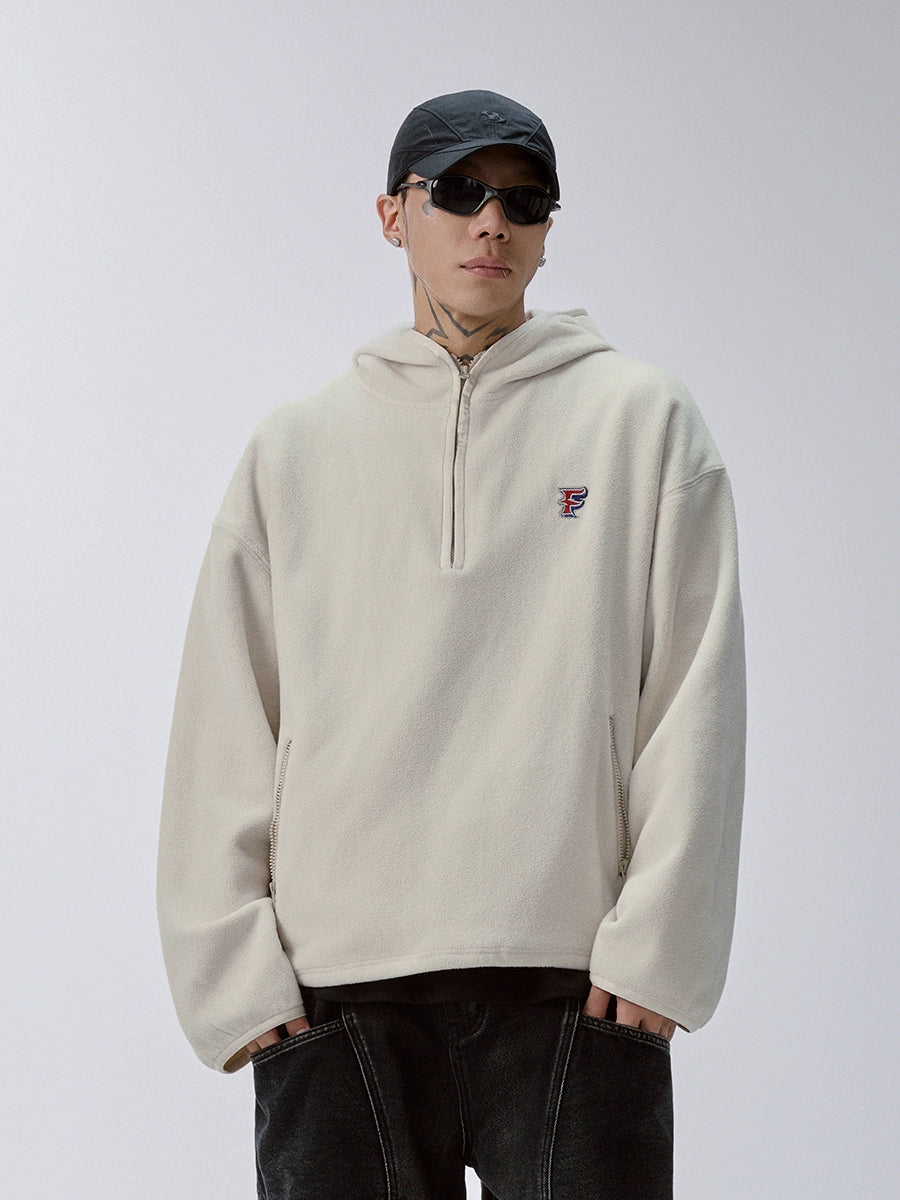 F2CE Fleece Half Zip Pullover Hoodie | Face 3 Face