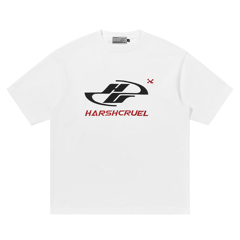 Harsh and Cruel Dynamic Embroidered Logo Tee