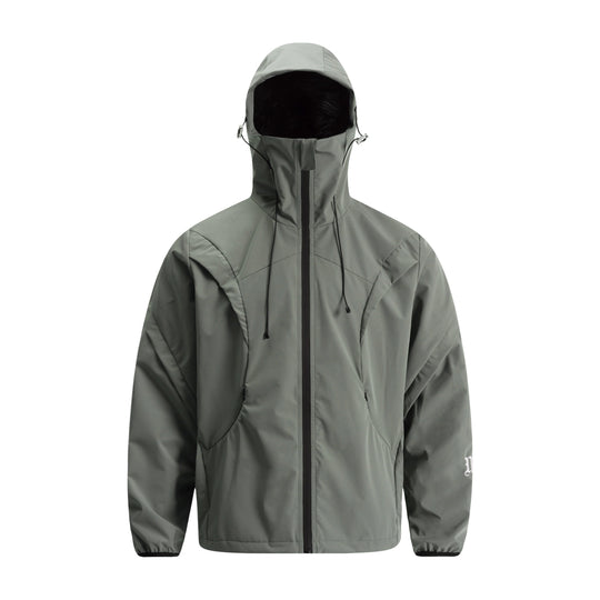 F3F Select Functional Drawstring Hooded Technical Jacket | Face 3 Face