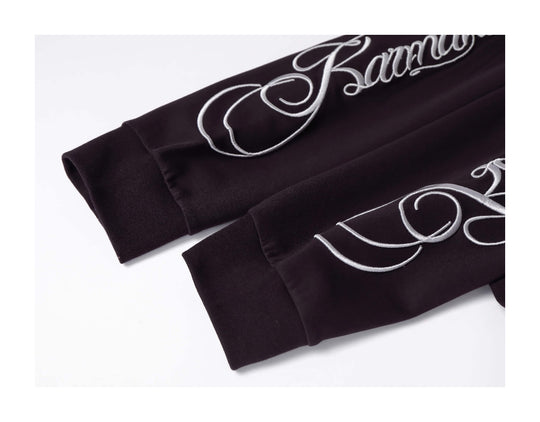 KARMANISTIC Original Embroidered Hoodie | Face 3 Face