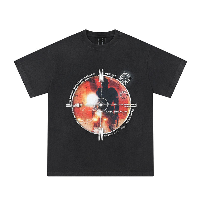 MEDM Washed Heat Set Oil Tee