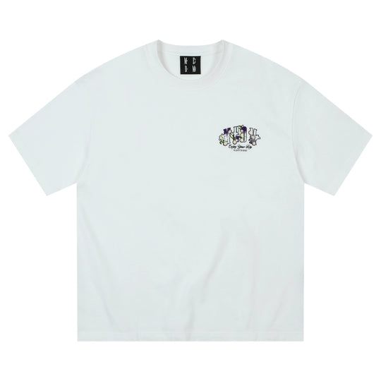 MEDM Flower Terry Logo Embroidery Tee | Face 3 Face