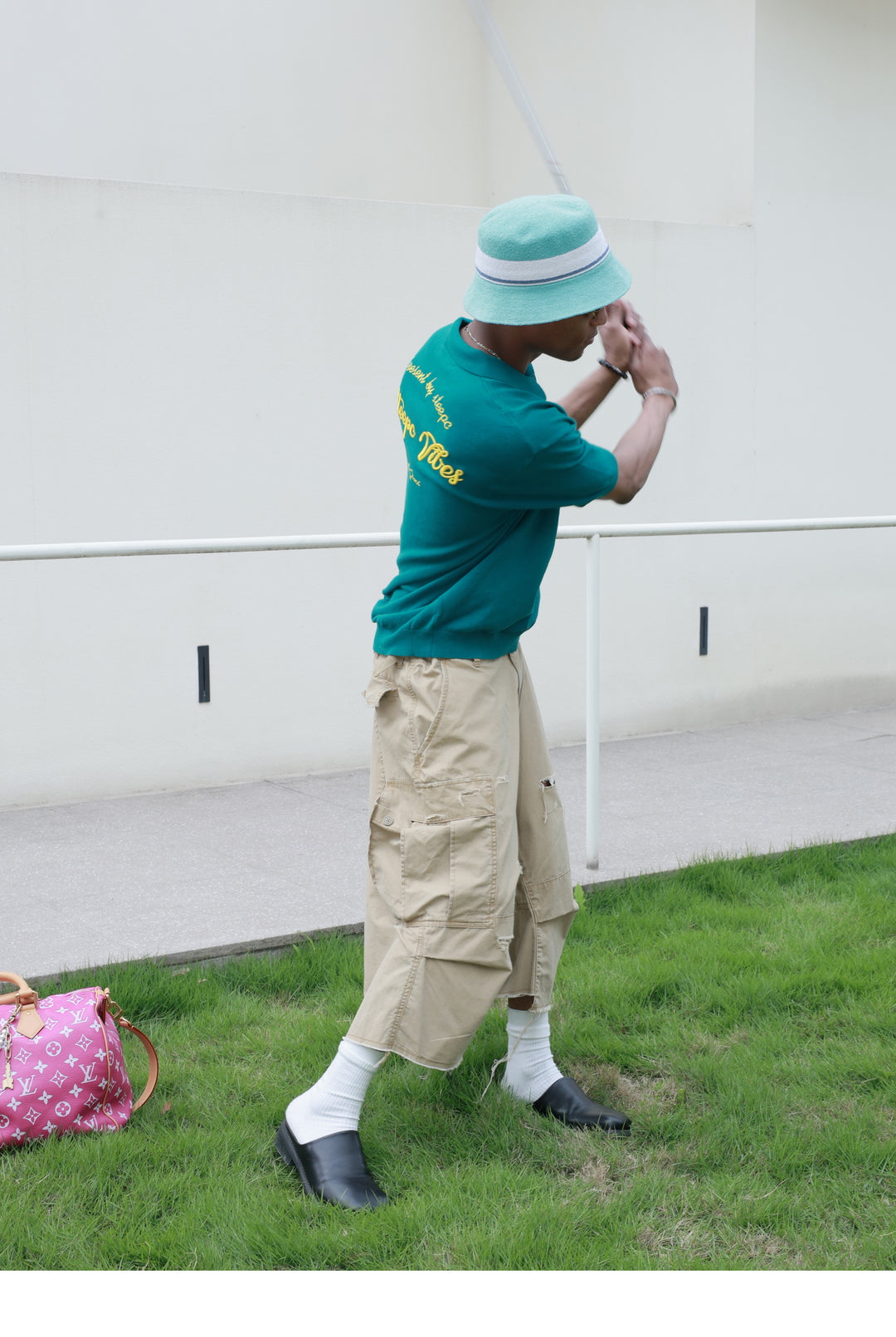 STEEPC Embroidered Boxy Knit Polo | Face 3 Face