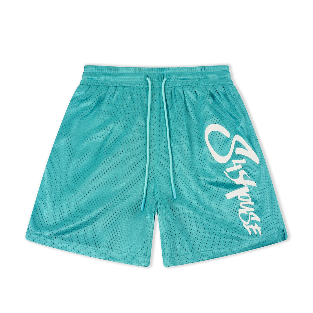 S45 Mesh Logo Print Basketball Shorts | Face 3 Face
