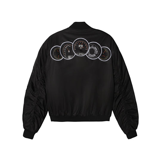 AFGK Tachometer Embroidered MA-1 Bomber Jacket | Face 3 Face