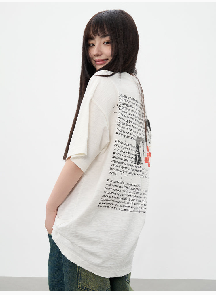 AFGK Vintage Rock Print Tee | Face 3 Face