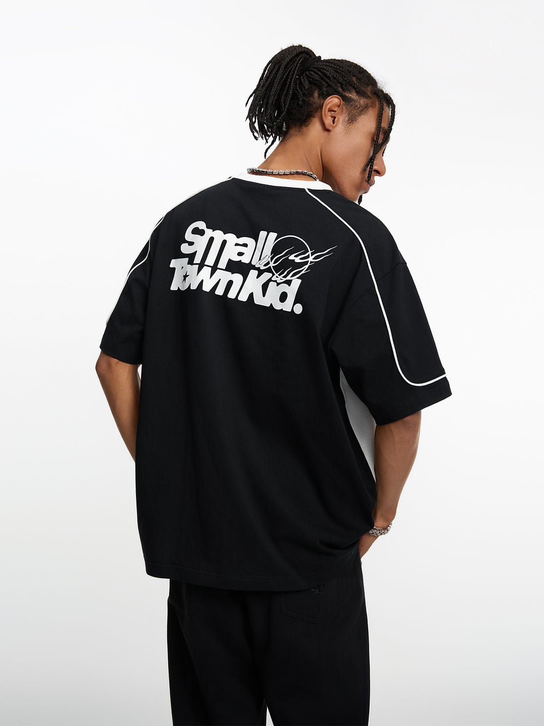 STK SmallTownKid Logo Flame Soccer Jersey | Face 3 Face