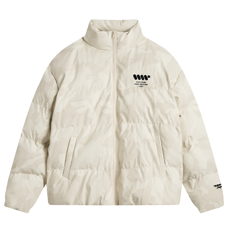 VOTE VVVVOTE Stand Up Collar Camouflage Jacket