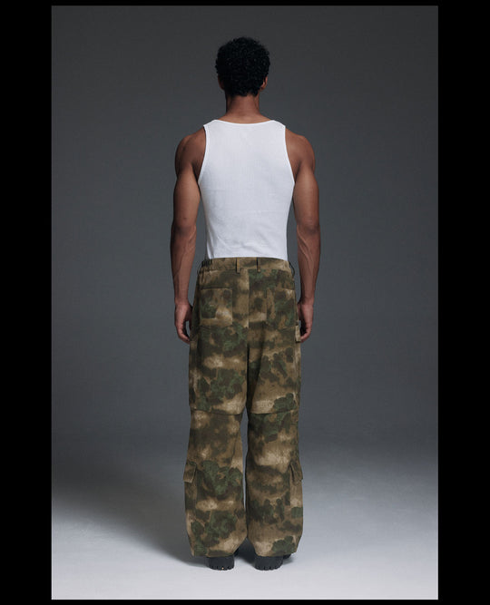 NOVACAM Camouflage Multi-Pocket Baggy Work Cargo Pants | Face 3 Face