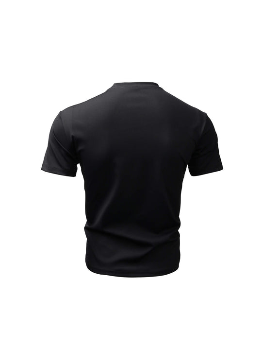 KARMANISTIC Quick Dry Stretch Fit Logo Embroidered Workout Tee | Face 3 Face