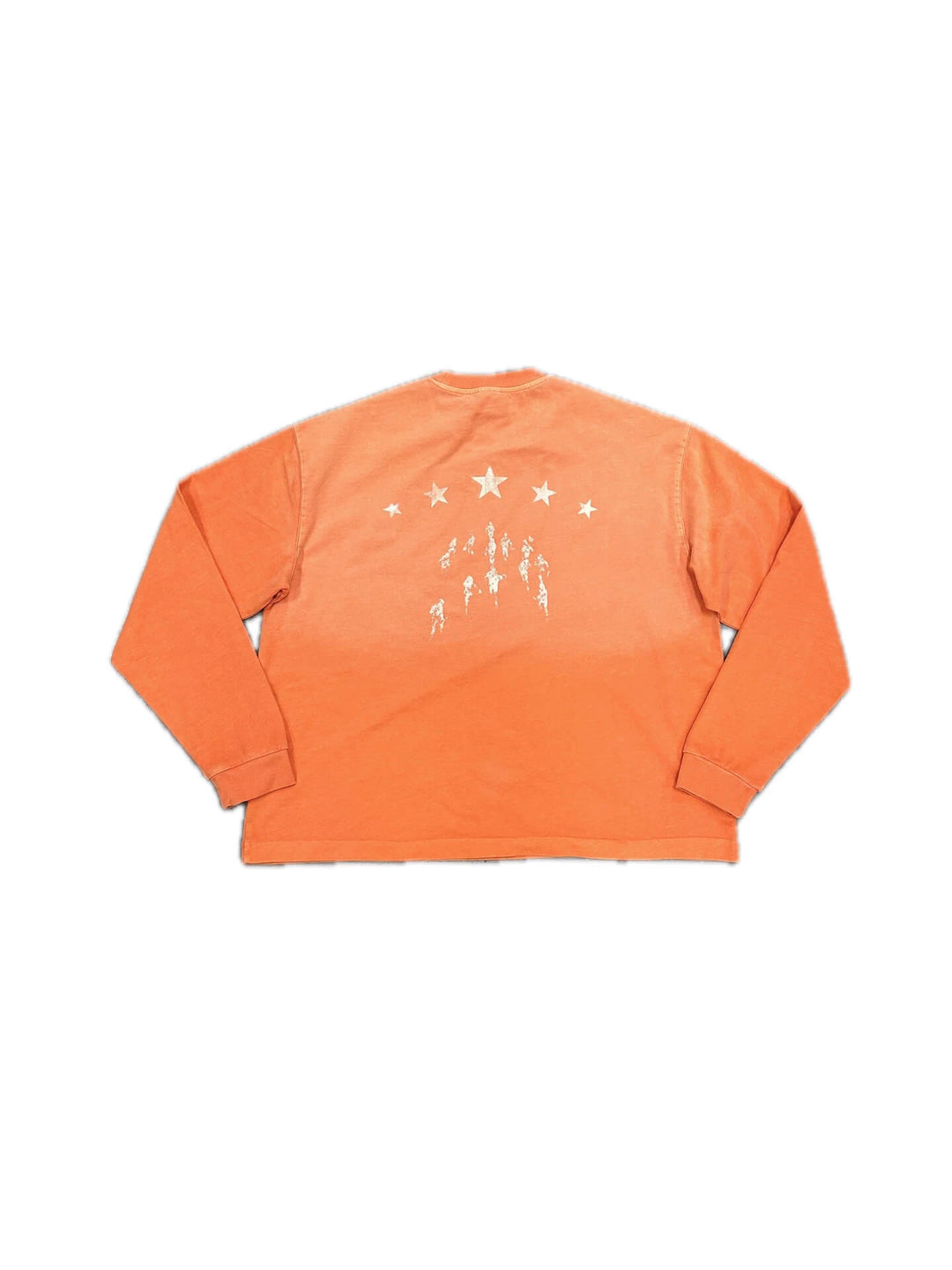 LIBERAFIT Star Graphic Vintage Dyed Distressed Long Sleeve Tee | Face 3 Face
