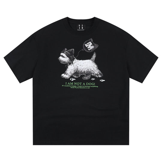 MEDM Cat Ear Hat Puppy Balloon Print Tee | Face 3 Face