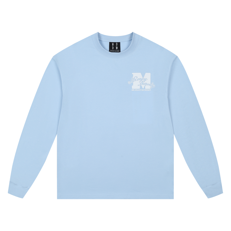 MEDM Basic M Logo Printed Long Sleeve Tee | Face 3 Face