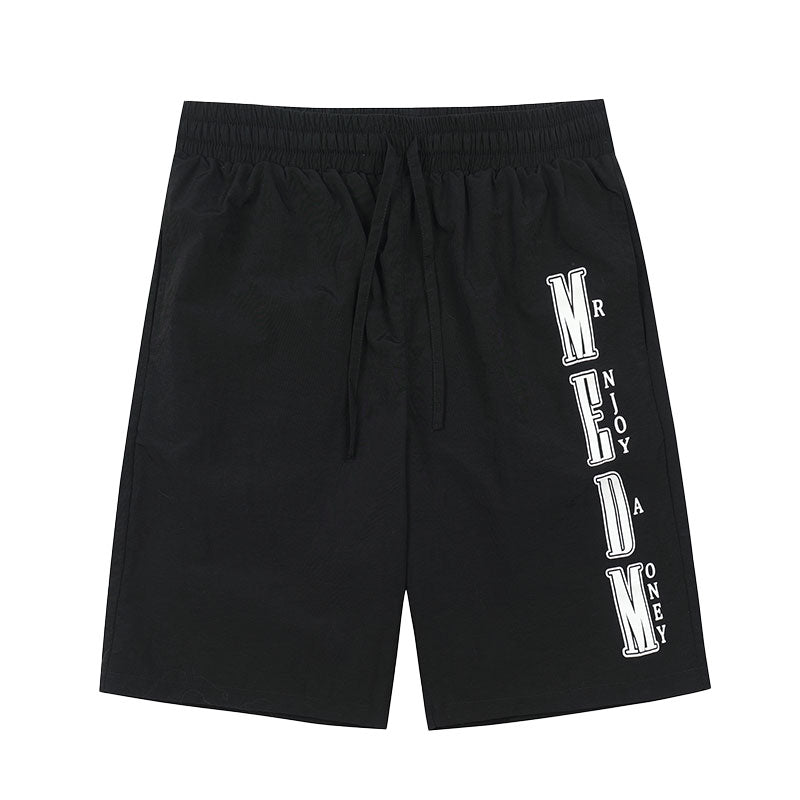 MEDM Nylon Letter Logo Sports Shorts