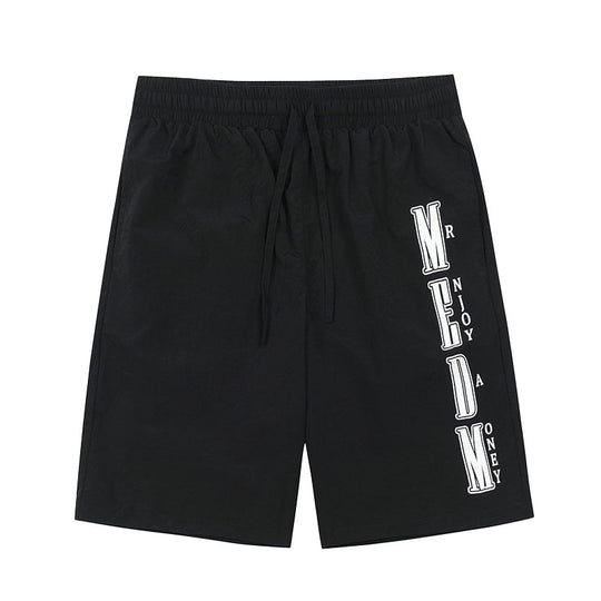 MEDM Nylon Letter Logo Sports Shorts