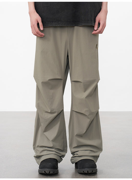 AFGK Nylon Pleated Work Pants | Face 3 Face
