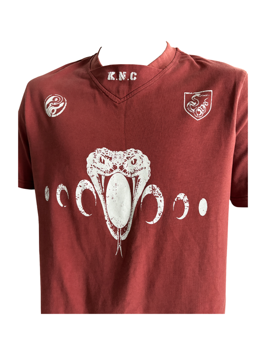 KARMANISTIC Old Washed Snake Head Print Tee | Face 3 Face