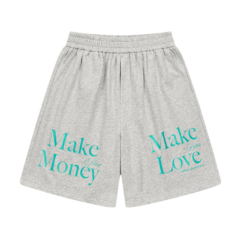 Harsh and Cruel Make Money Make Love Sweat Shorts | Face 3 Face