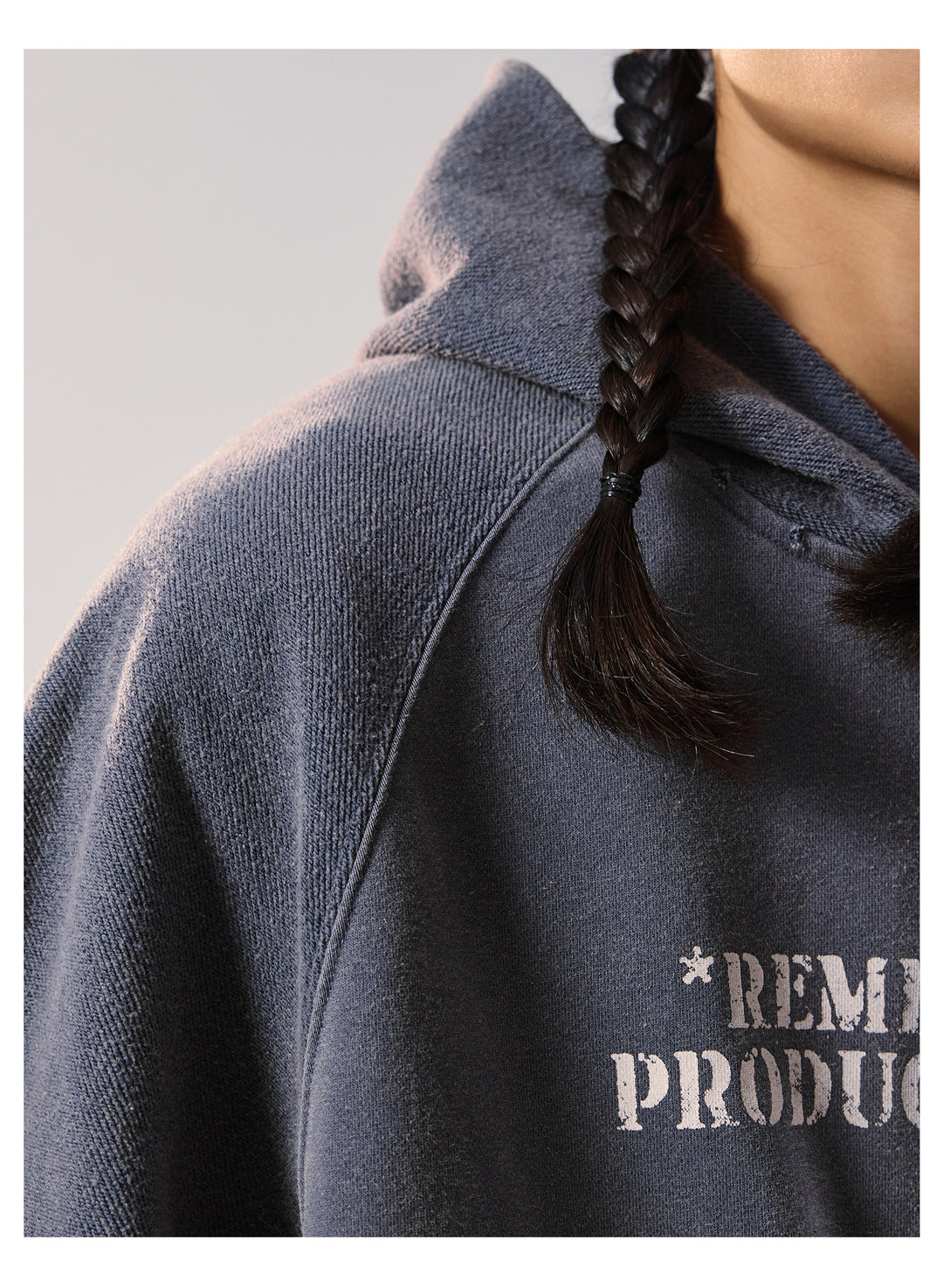 Remedy Washed Reversible Raglan Hoodie | Face 3 Face