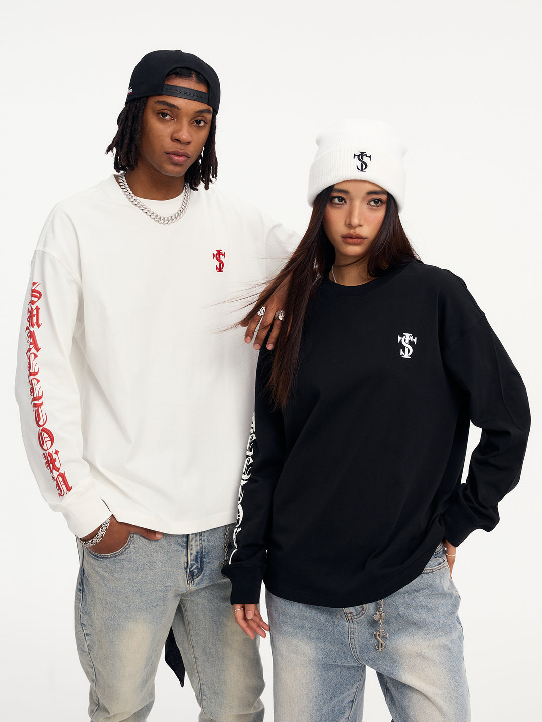 Small Town Kid Lettering Long Sleeved Tee | Face 3 Face