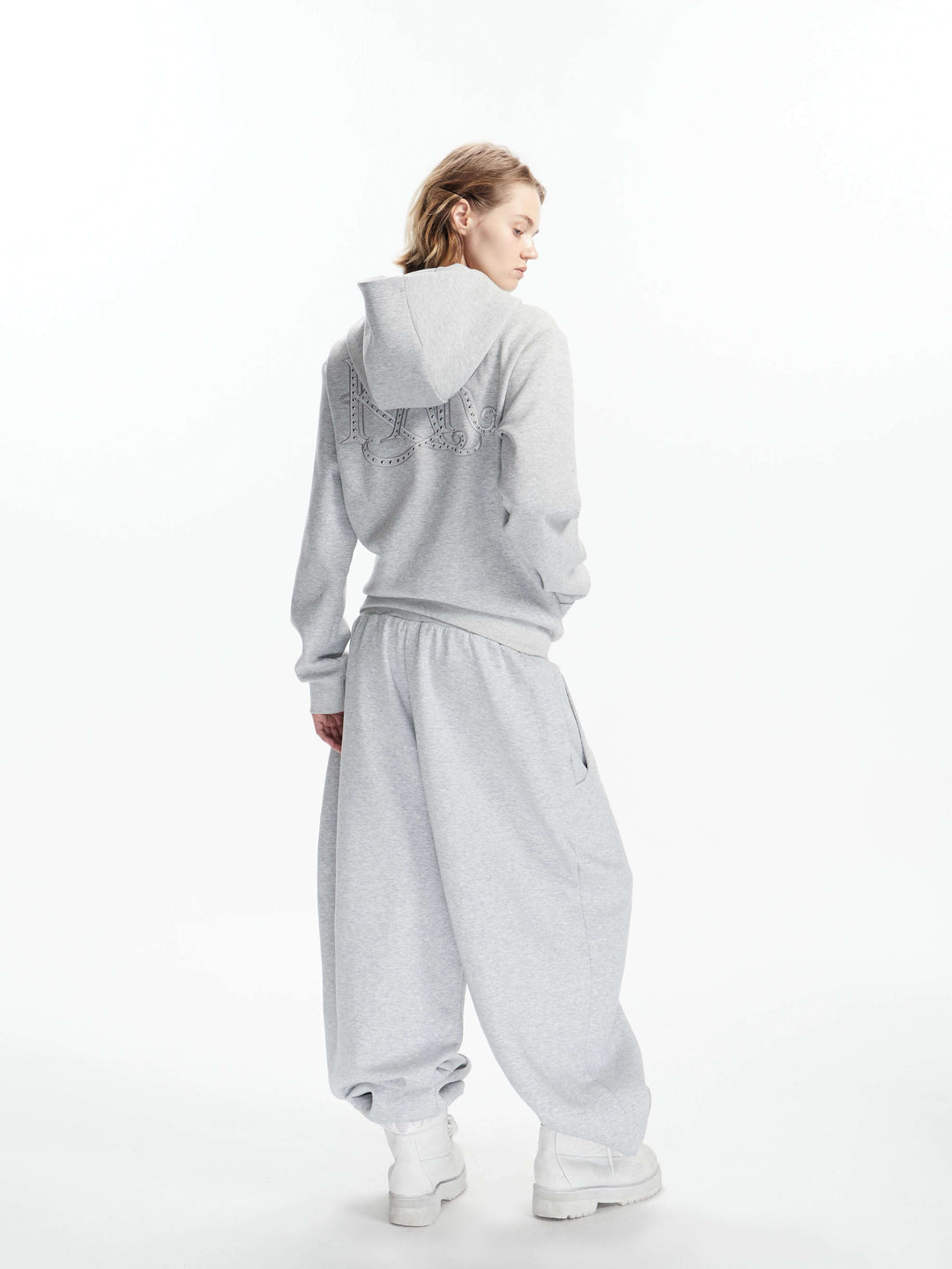 KARMANISTIC Studded Embroidered Baggy Sweatpants | Face 3 Face
