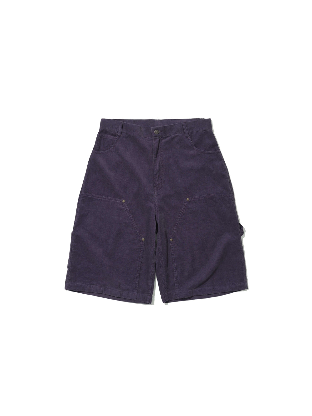 LIBERAFIT Double Knee Patch Corduroy Shorts | Face 3 Face
