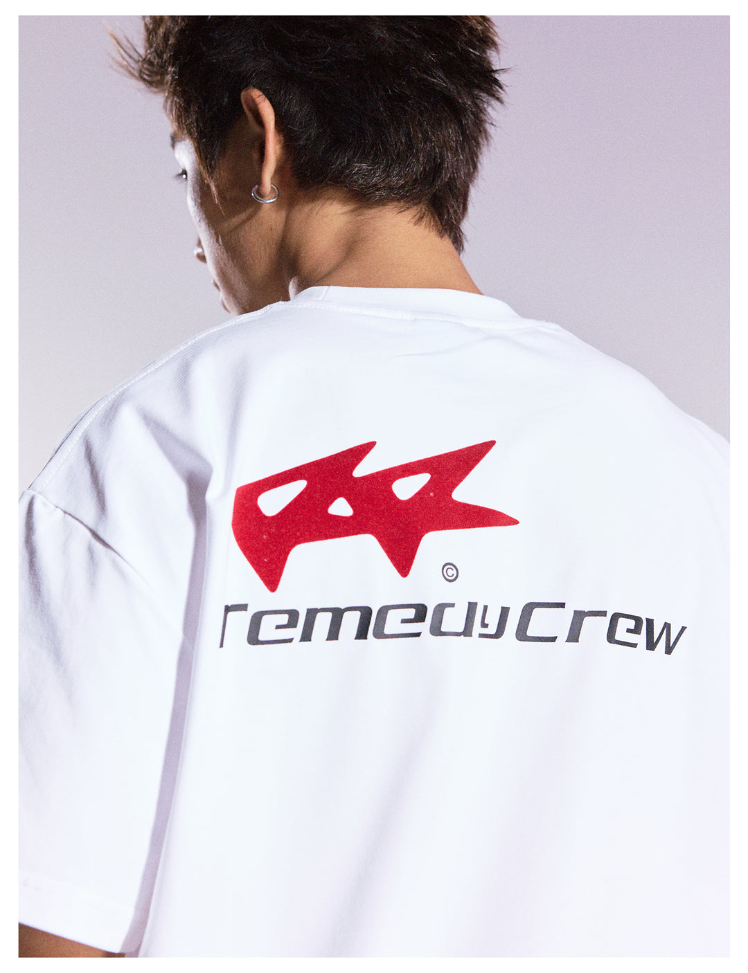 Remedy Flocking Logo Print Tee | Face 3 Face