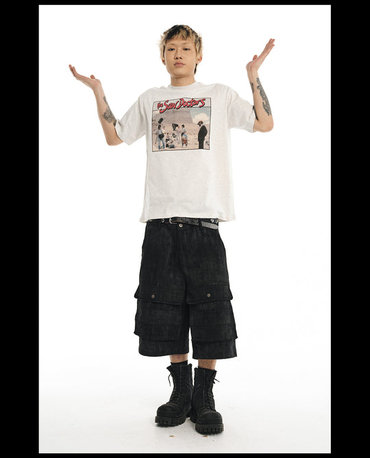 NOVACAM Vintage Photograph Print Tee | Face 3 Face