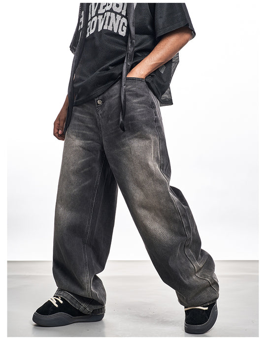 F3F Select Five Buttons Washed Black Jeans | Face 3 Face