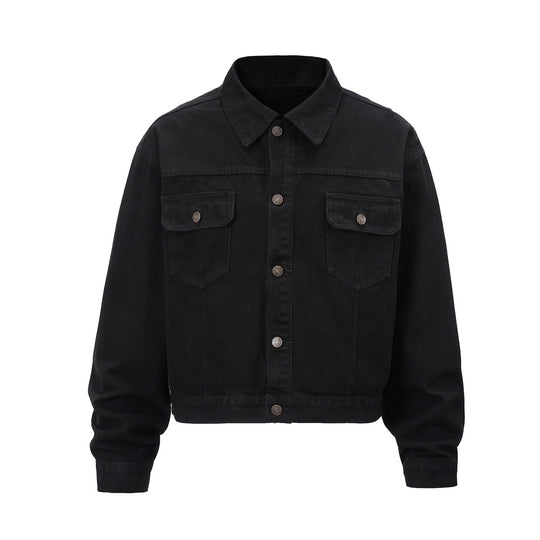 F3F Select Tough Black Denim Jacket | Face 3 Face