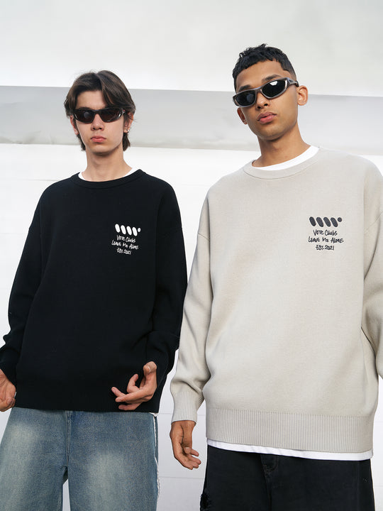 VOTE VVVVOTE Hand Painted Knit Sweater