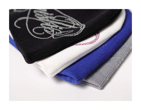 KARMANISTIC Rhinestone Knit Beanie | Face 3 Face