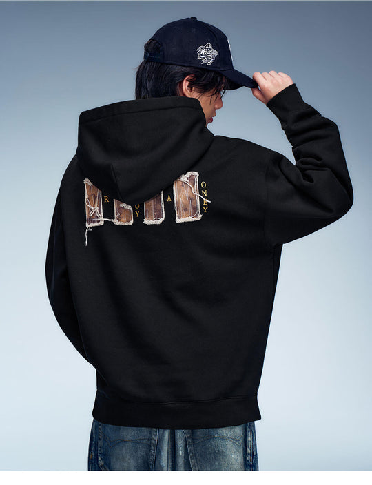 MEDM Camouflage Embroidered Patch Hoodie | Face 3 Face