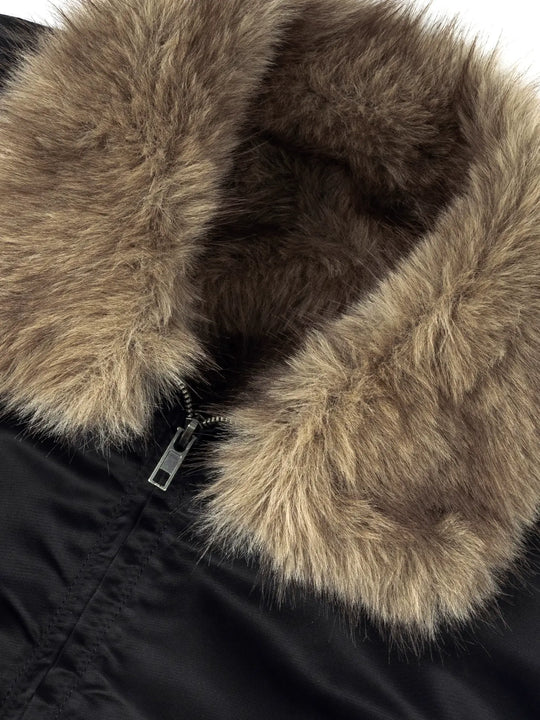 ANTIDOTE Fur Collar Bomber Jacket | Face 3 Face