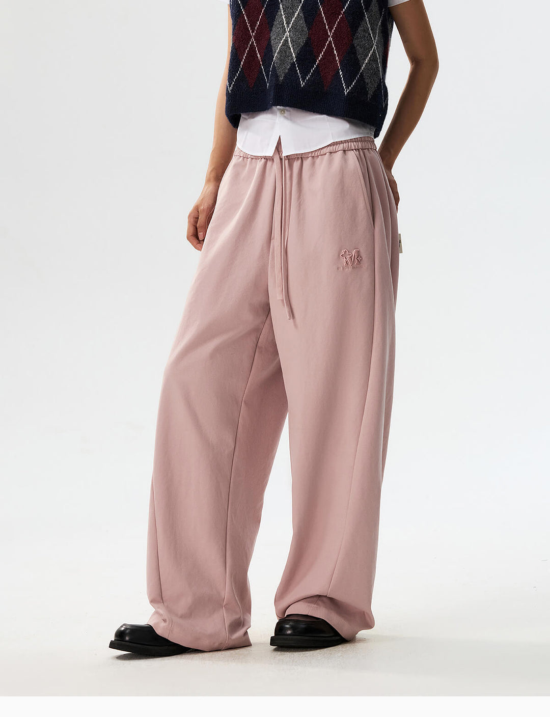 MEDM Deconstructed Patchwork Baggy Track Pants | Face 3 Face
